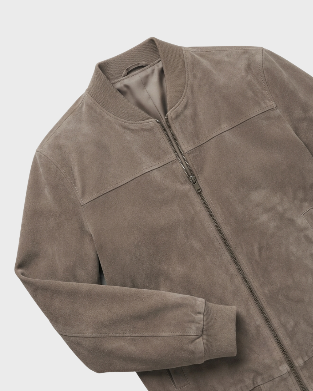 Soren Suede-Touch Bomber Jacket