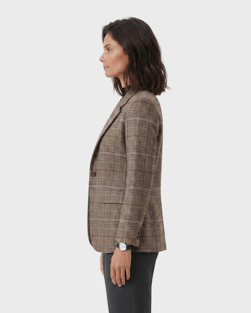 Celeste Tailored Check Blazer