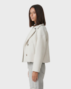 Elise Cropped Double-Breasted Jacket
