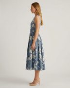 Rosalie Floral A-Line Midi Dress