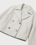 Elise Cropped Double-Breasted Jacket