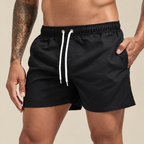 Noah Quick-Dry Elastic Drawstring Swim Shorts