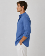 Matteo Relaxed Mandarin Collar Shirt