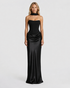 Genevieve Strapless Corset Maxi Dress