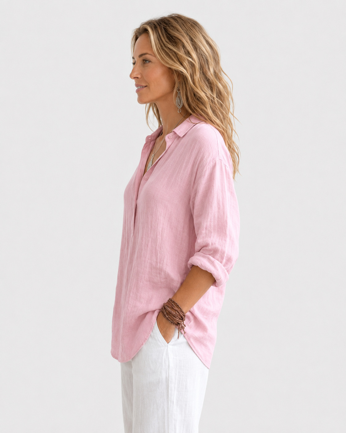 Elara Relaxed Linen Shirt