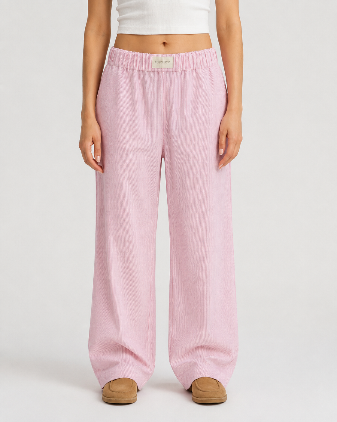 Mila Relaxed Wide-Leg Lounge Trousers