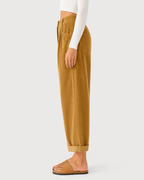 Avery High-Waisted Corduroy Trousers