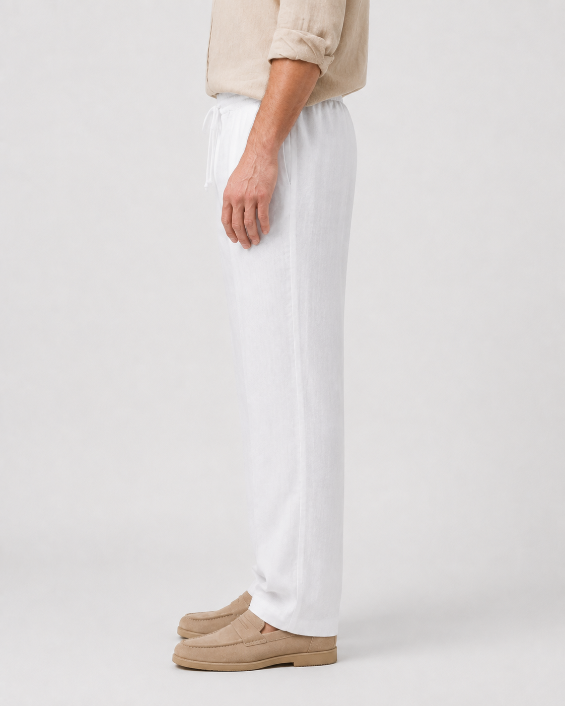 Landon Relaxed Linen-Blend Trousers