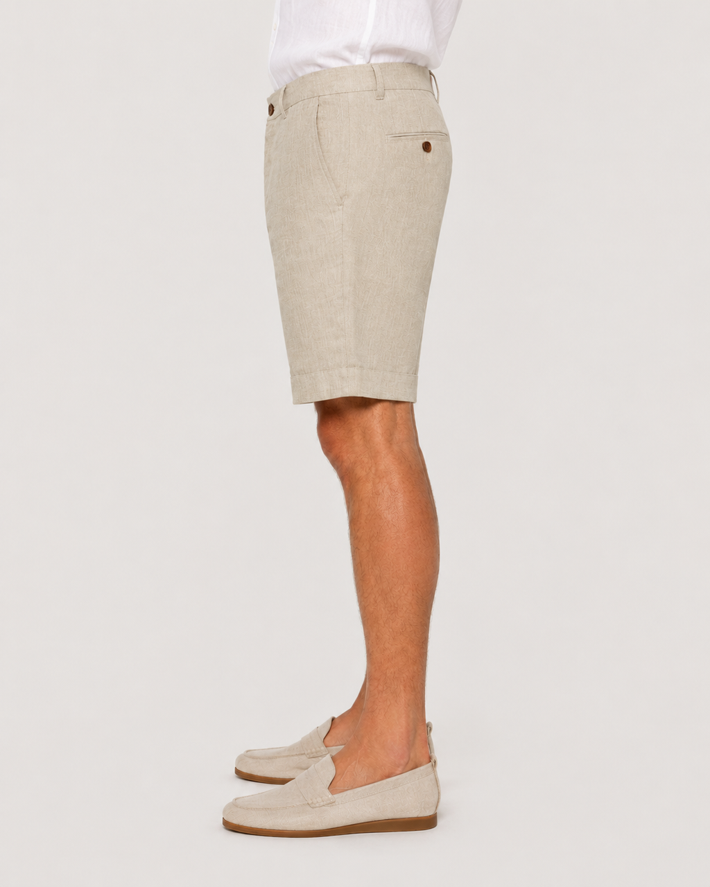 Julian Tailored Linen-Blend Shorts