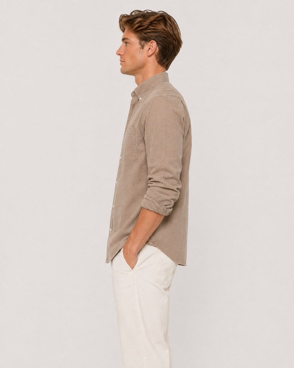Theo Casual Cotton Button-Down Shirt