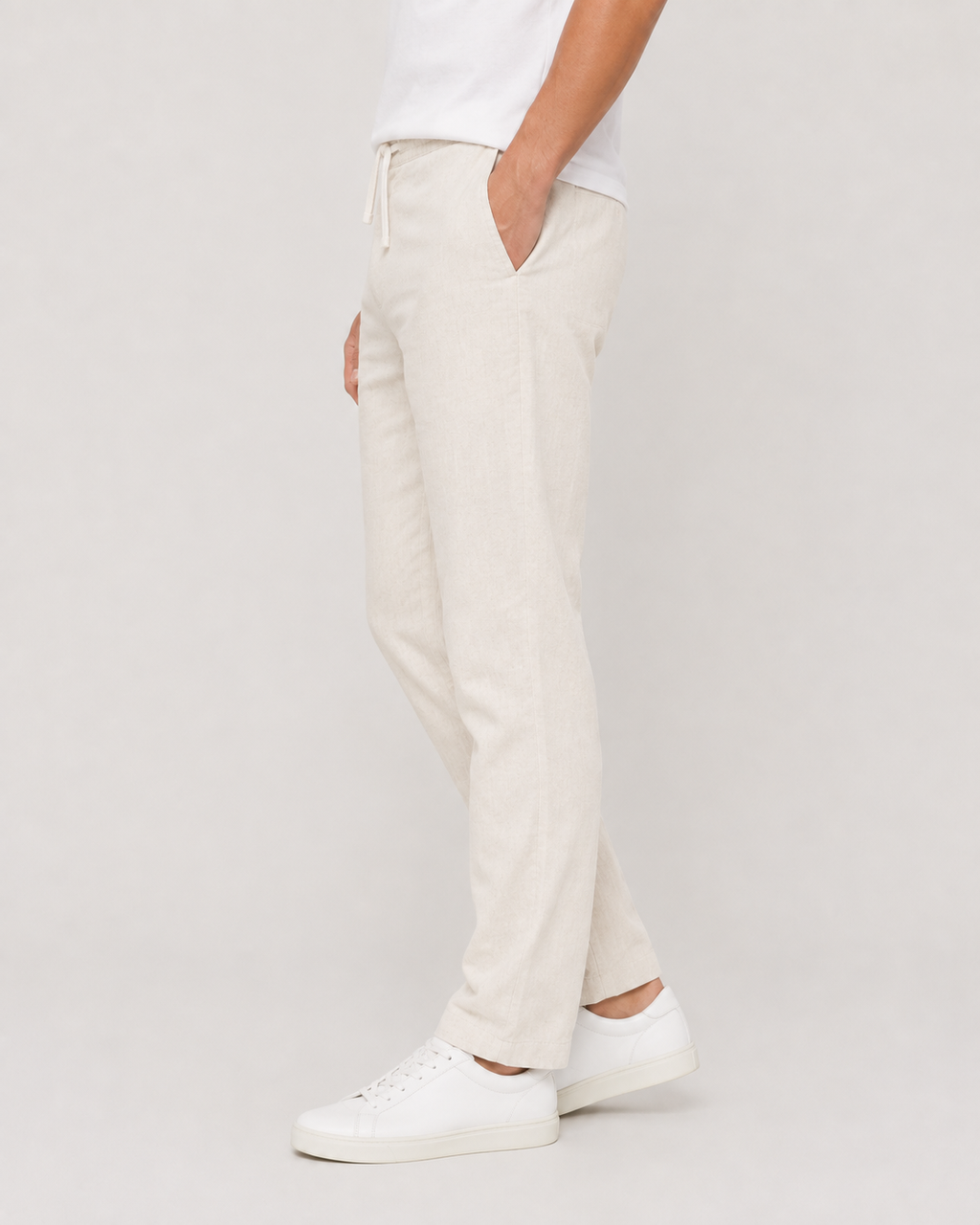 Nico Relaxed Cotton Drawstring Trousers