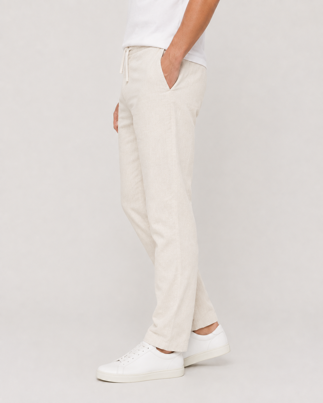 Nico Relaxed Cotton Drawstring Trousers