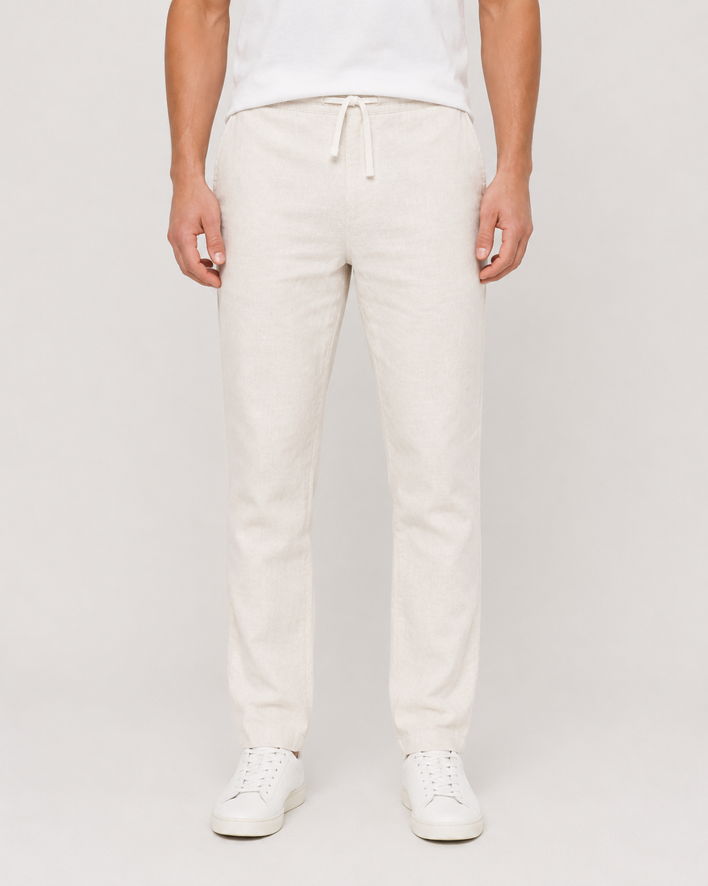 Nico Relaxed Cotton Drawstring Trousers
