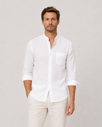 Adrian Relaxed Mandarin Collar Shirt