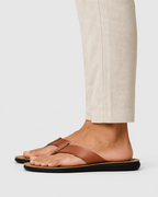 Leon Leather Toe Post Sandals