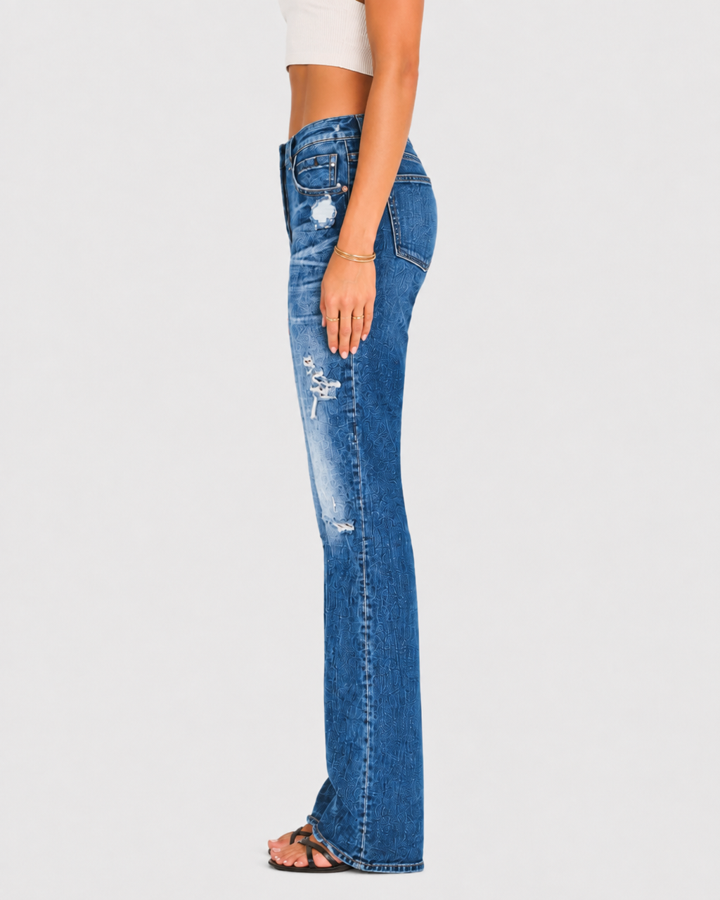 Marlow Low-Rise Wide-Leg Jeans