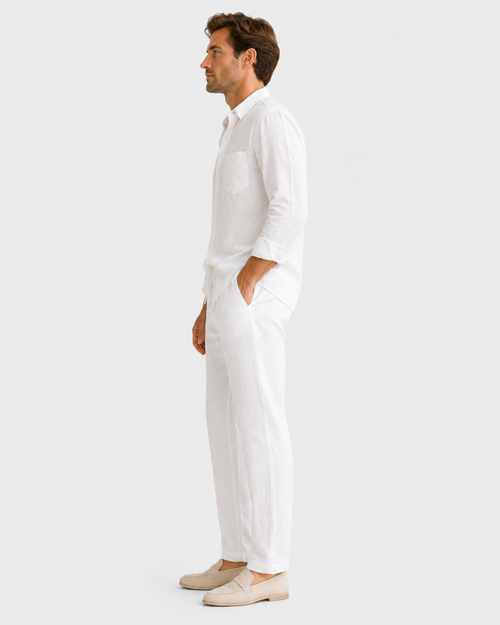 Adrian Relaxed Linen Shirt and Trouser Set