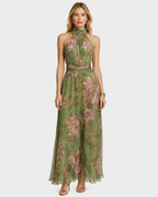 Seraphina Floral Halter Maxi Dress