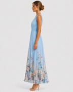 Liana Floral V-Neck Midi Dress
