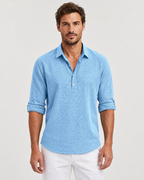 Arthur Refined Casual Linen-Look Button Shirt