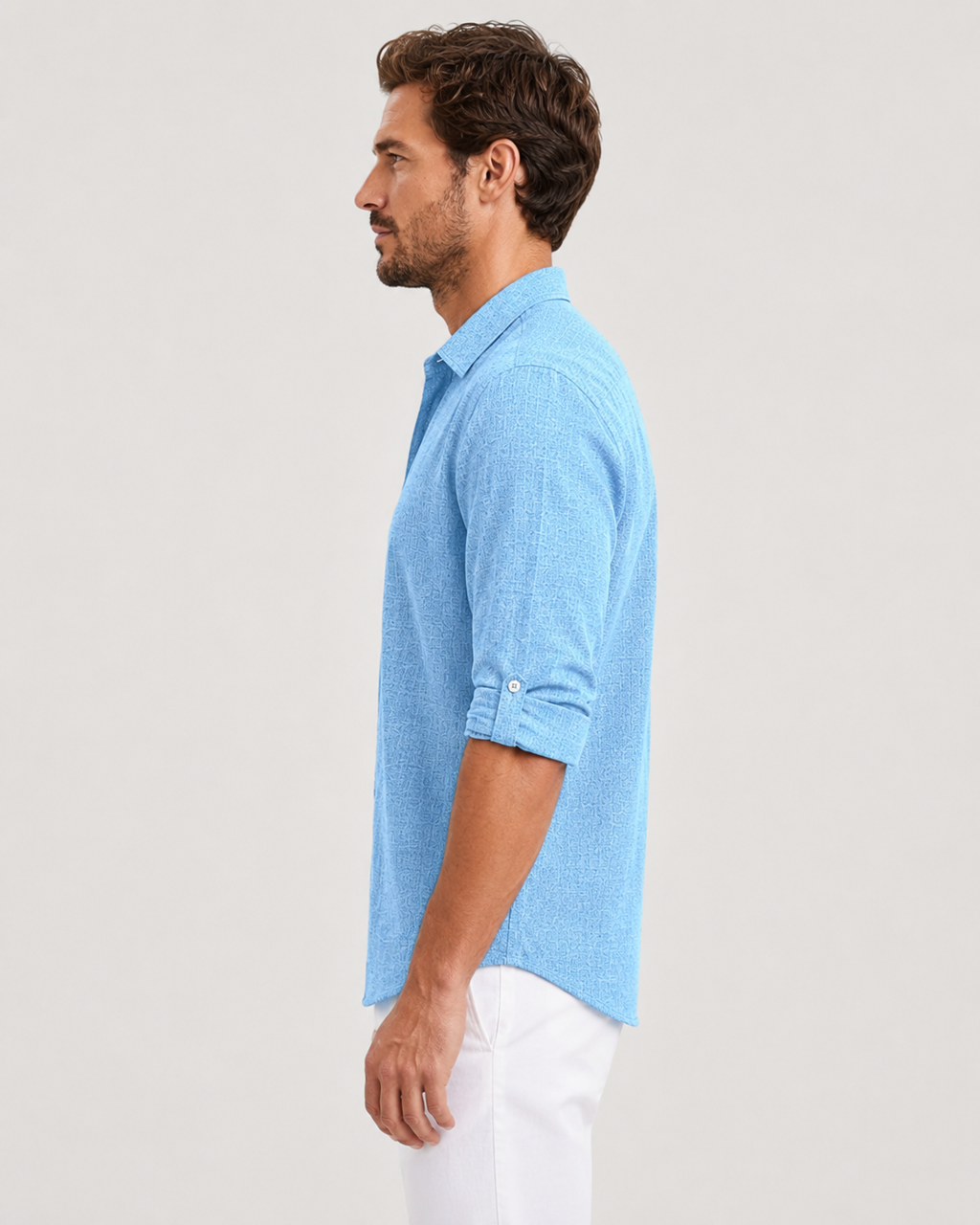 Arthur Refined Casual Linen-Look Button Shirt