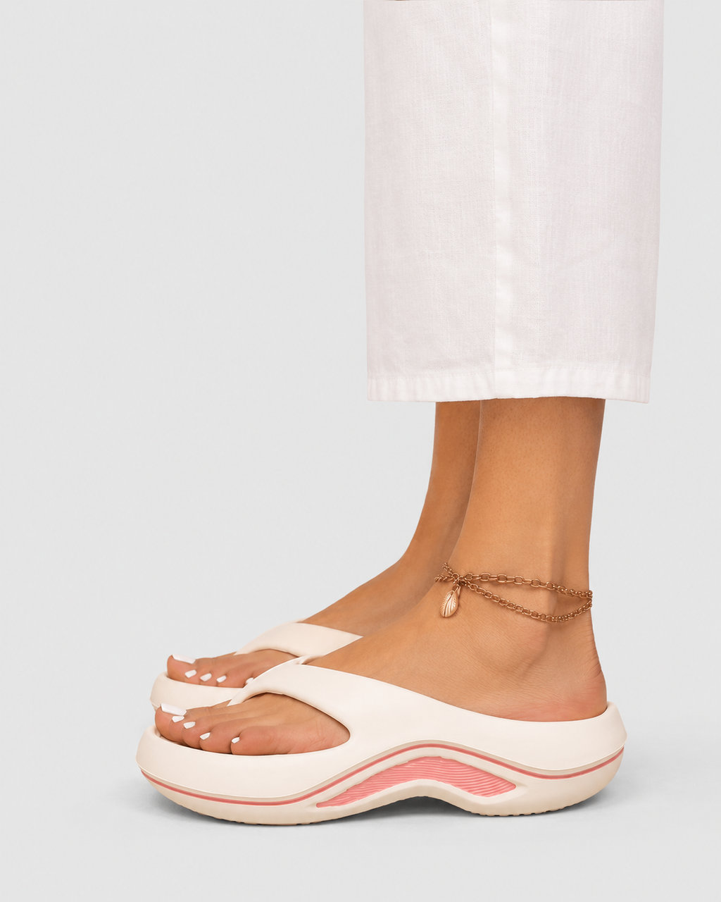 Astrid Lightweight Orthopaedic Platform Flip Flop Sandals