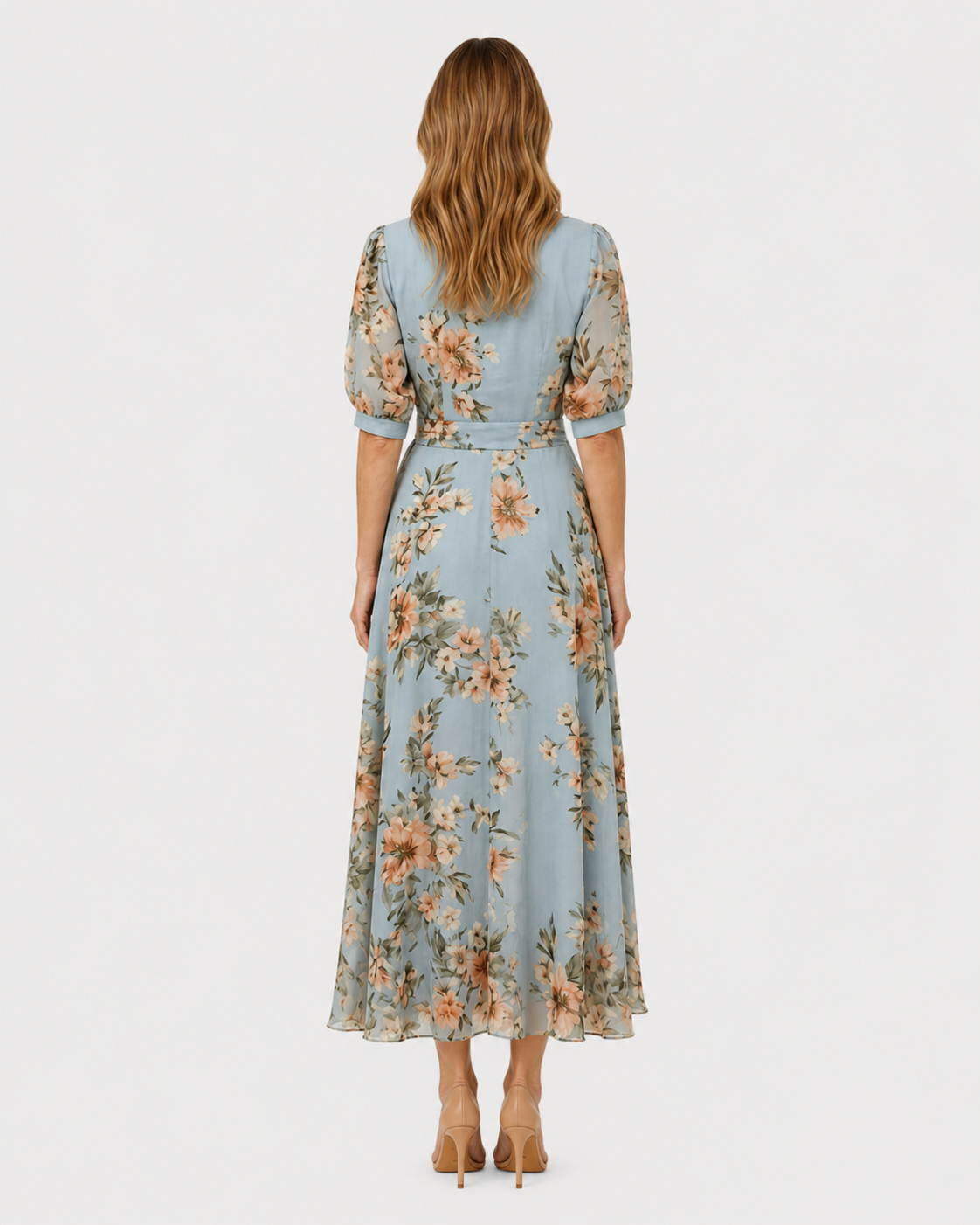 Isabelle Floral Wrap Maxi Dress
