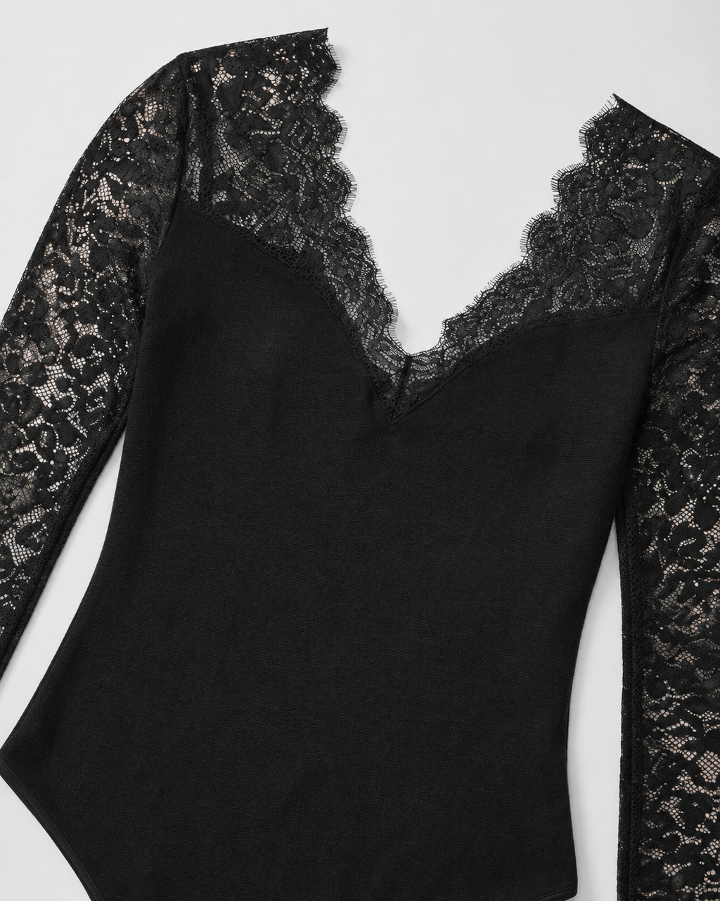 Celeste Lace Long-Sleeve Bodysuit