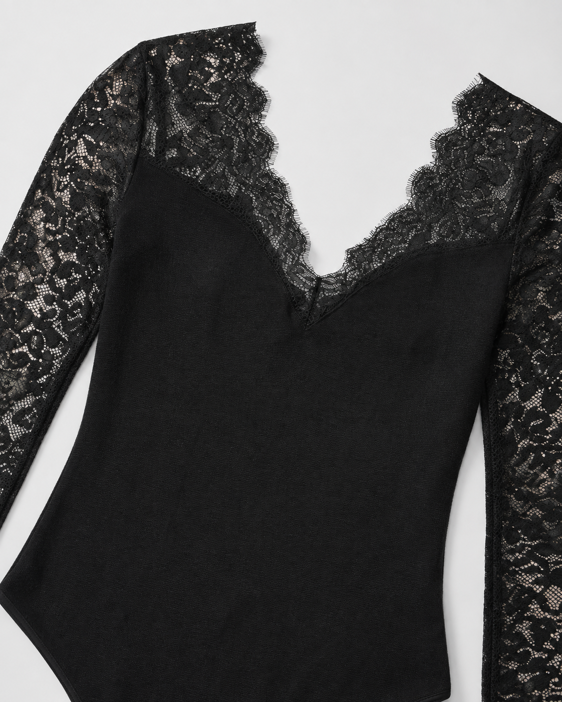 Celeste Lace Long-Sleeve Bodysuit