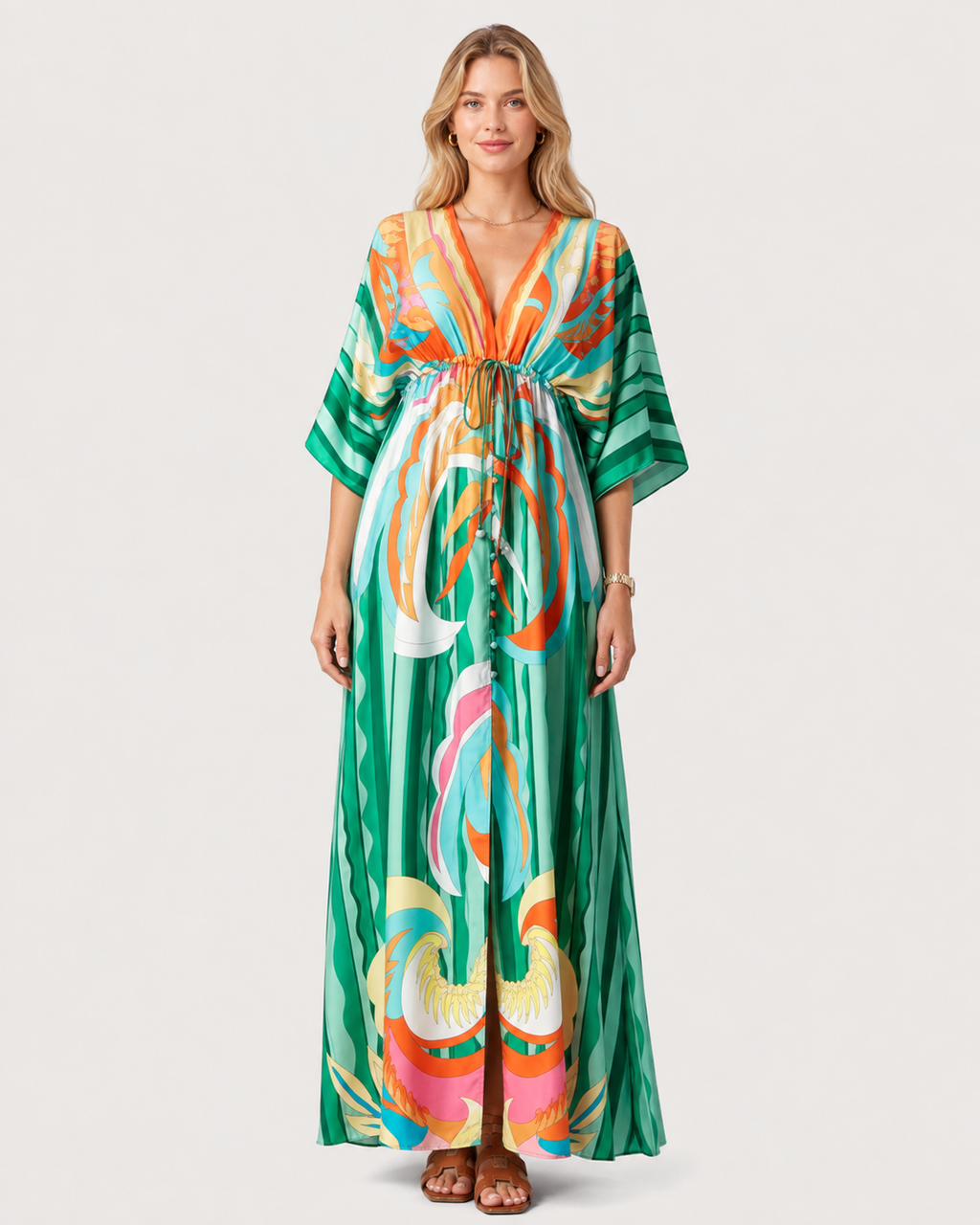 Ariella Bohemian Resort Maxi Dress