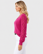 Astrid Elegant V-Neck Knit Sweater