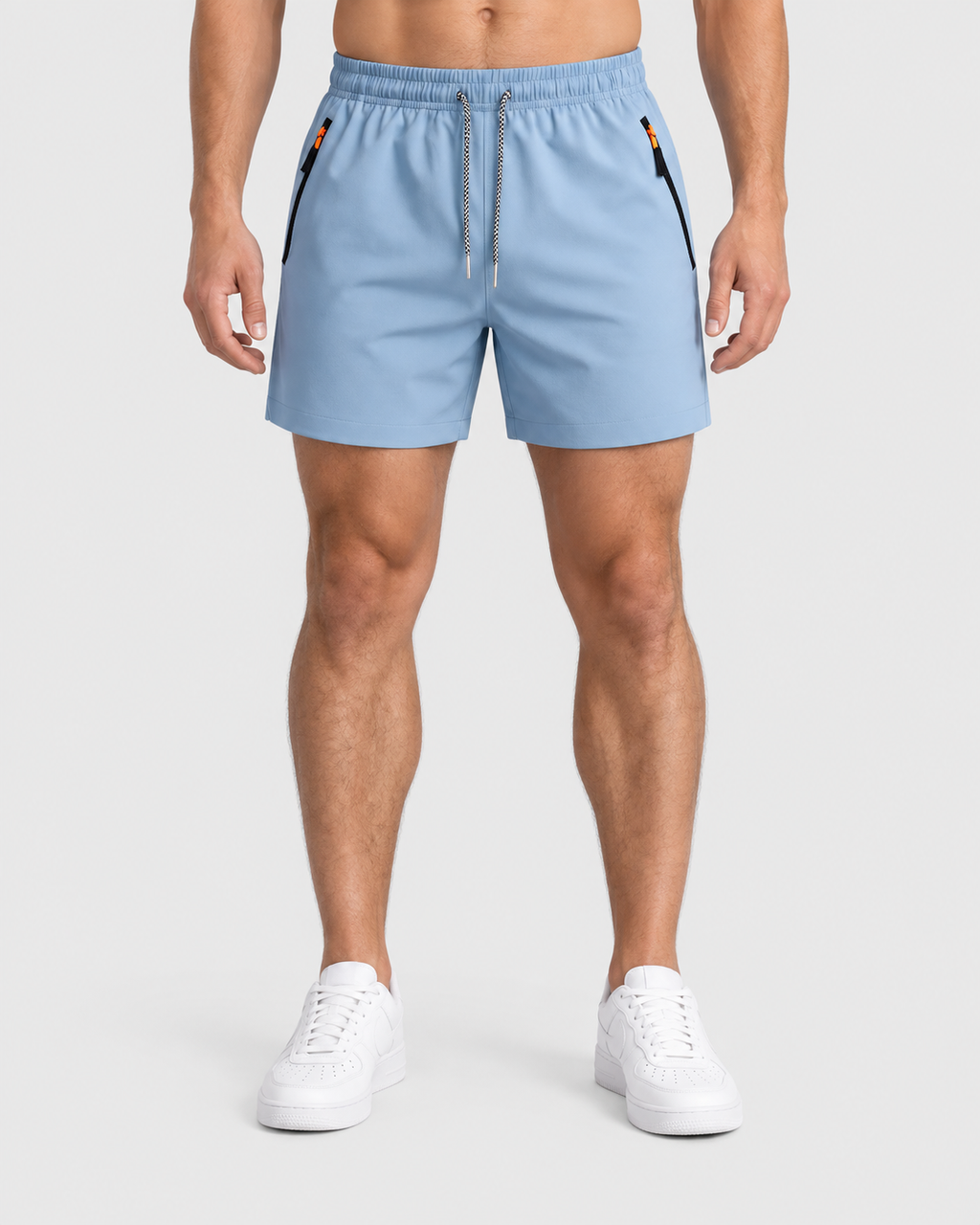 Liam Lightweight Zip Pocket Gym Shorts