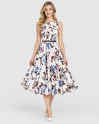 Clara Floral Vintage Swing Casual Dress