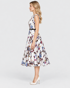 Clara Floral Vintage Swing Casual Dress