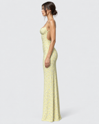 Harper Floral Spaghetti Strap Backless Maxi Dress