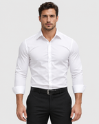 Arthur Men's Tailored Fit Executive Long-Sleeve Dress Shirt