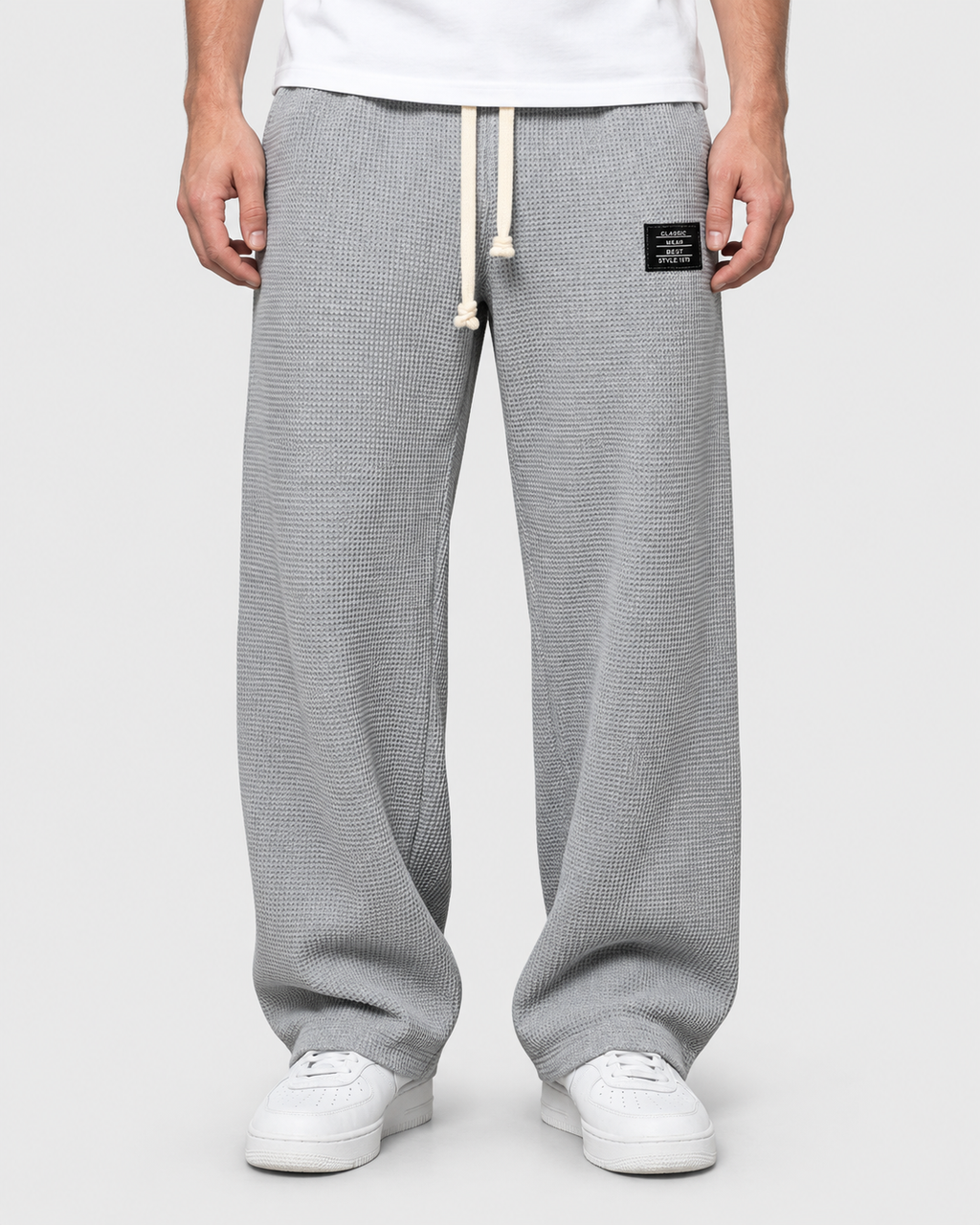 Jasper Men's Wide-Leg Drawstring Casual Trousers