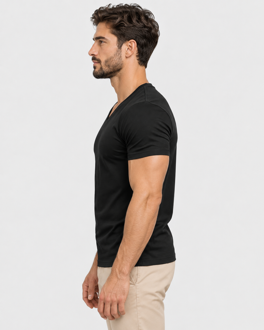 Oliver Men's Slim Fit V-Neck Short-Sleeve T-Shirt