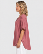 Isla Women's Comfortable Loose-Fit Casual Blouse