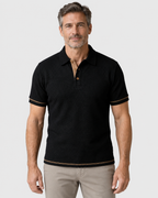Mason Men's Refined Textured Short-Sleeve Polo Shirt