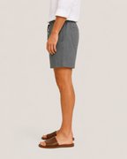 Leo Lightweight Linen Drawstring Summer Shorts