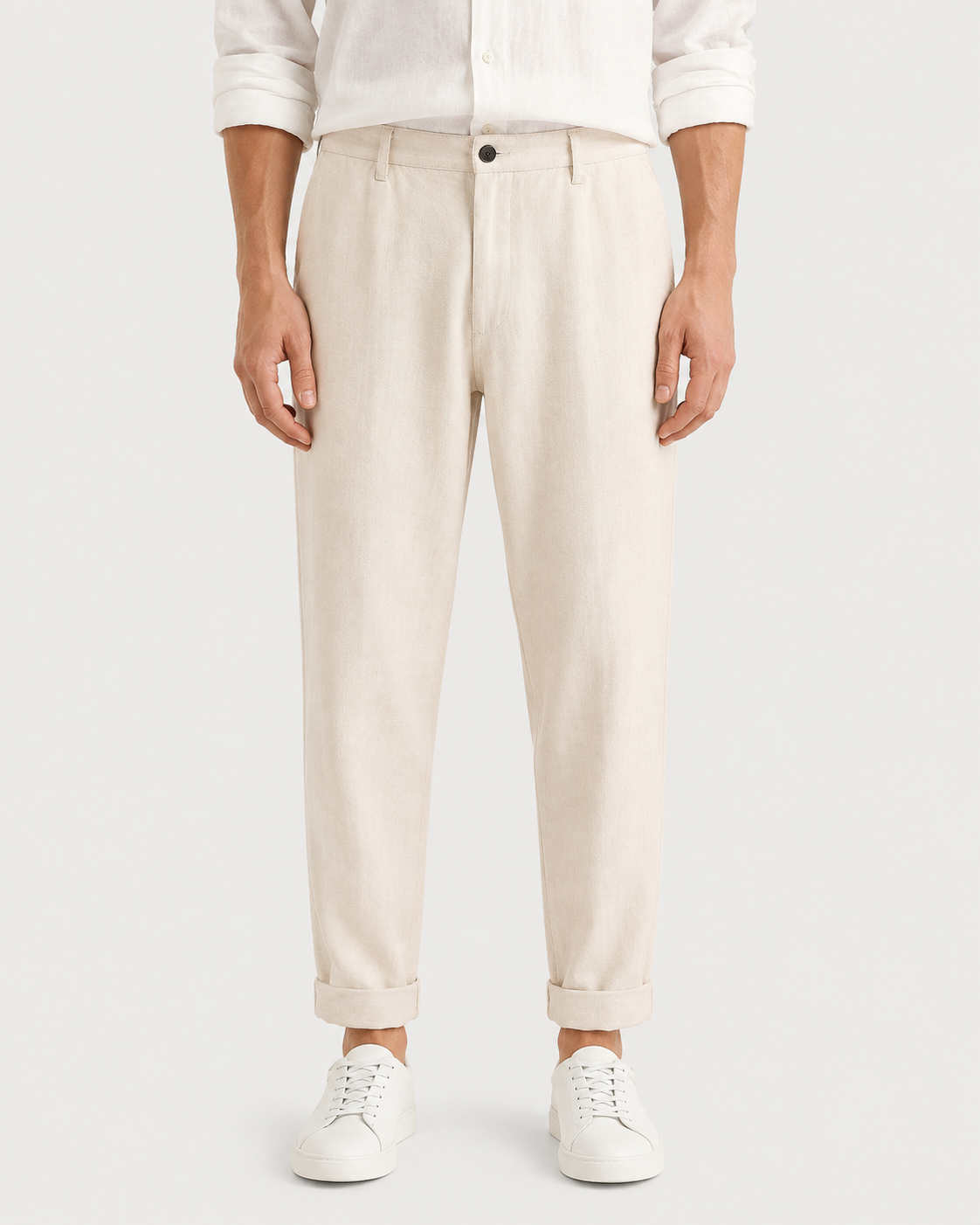 Noah Men's Relaxed Fit Summer Linen Trousers