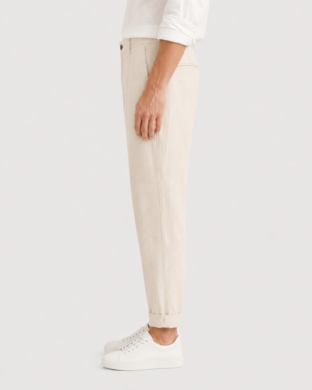 Noah Men's Relaxed Fit Summer Linen Trousers
