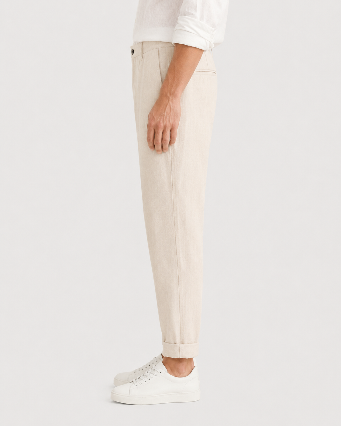 Noah Men's Relaxed Fit Summer Linen Trousers