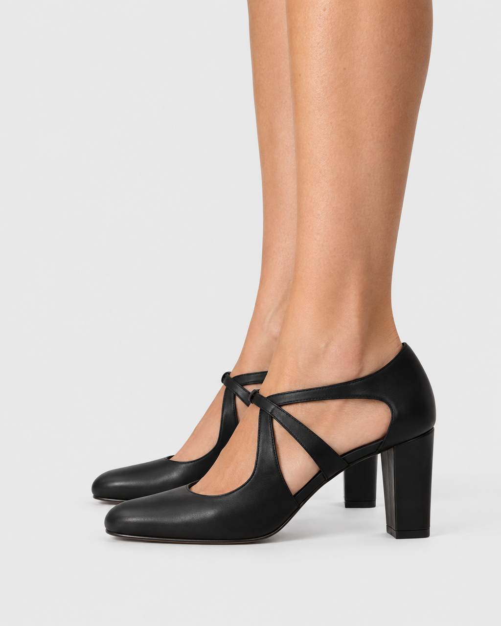 Celeste Ankle Strap Comfort Block Heels