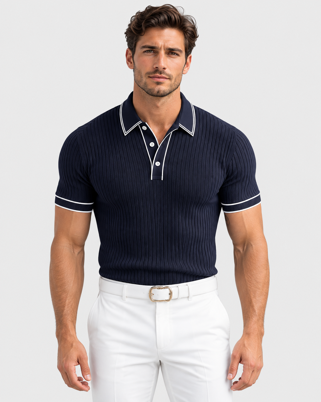 Oliver Colour-Blocked Short Sleeve Polo Shirt