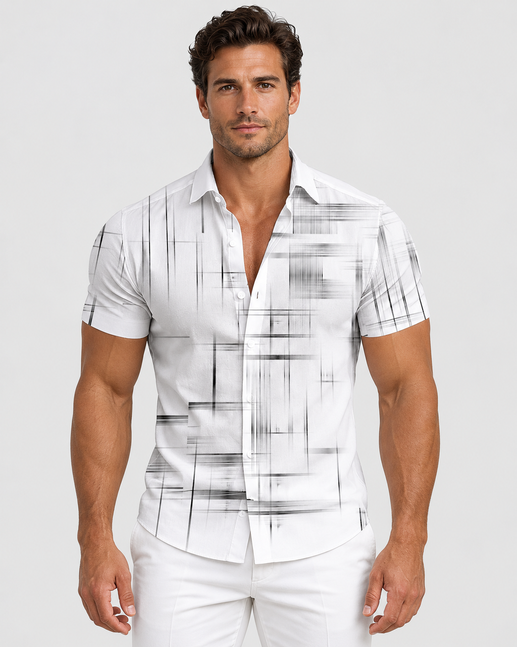 Felix Geometric Printed Short Sleeve Shirt