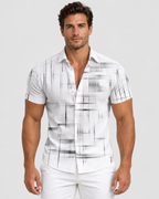 Felix Geometric Printed Short Sleeve Shirt