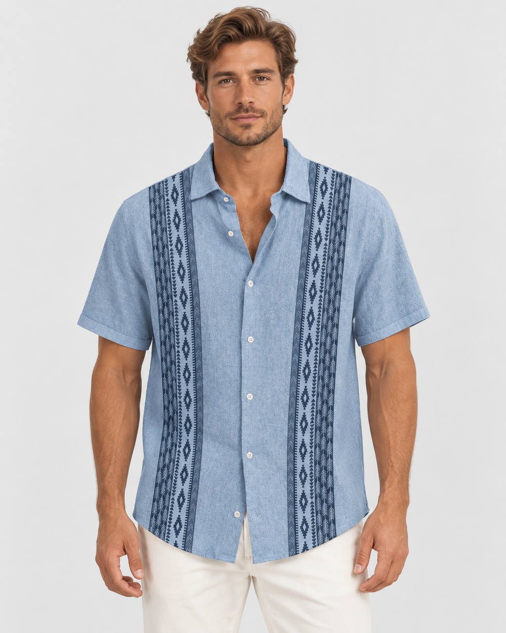 Oliver Vintage Geometric Short Sleeve Shirt
