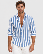 Henry Striped Relaxed Short Sleeve Shirt